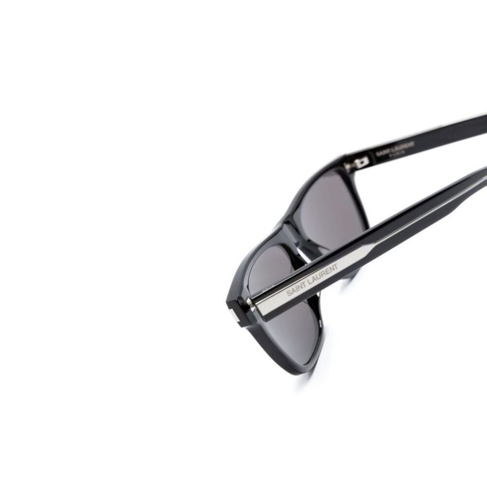 Saint Laurent Black Acetate Women's Sunglasses - Picture 3 of 3